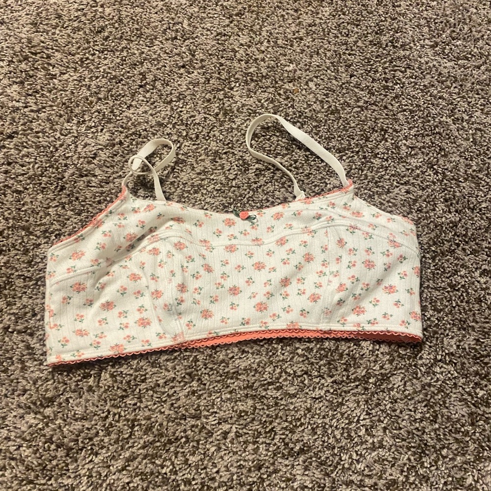 Floral Print Women's Bralette